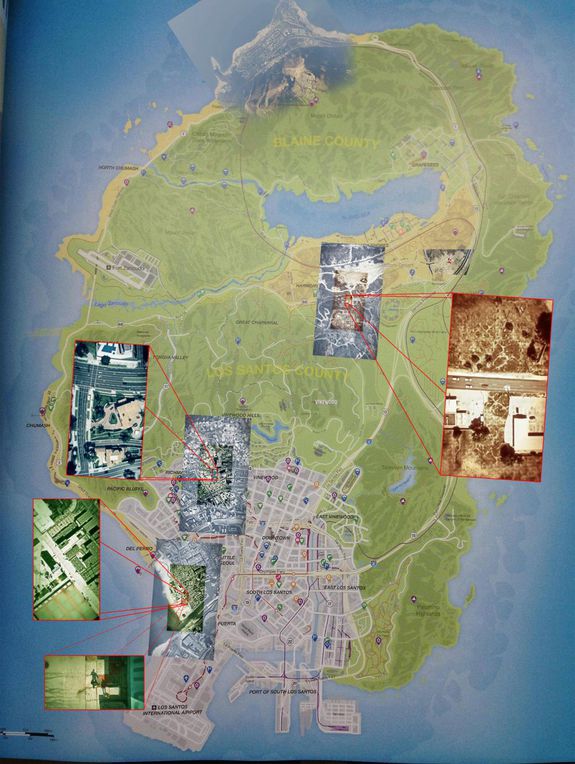 Mapa Gta 5 Ps3 Los Santos Original Grand Theft Auto V